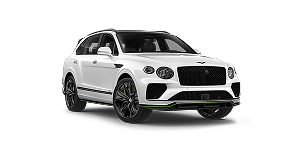 Bentley Suomi Bentley Bentayga Speed SUV in Snow Quartz Pearlescent by Mulliner white paint