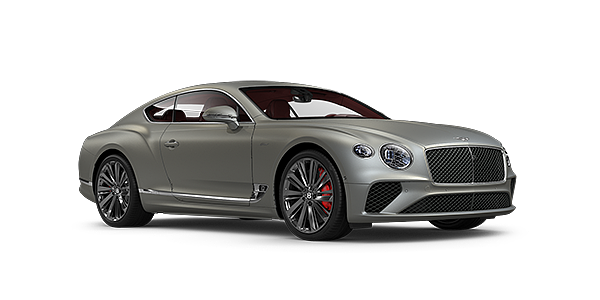 Bentley Suomi Bentley GT Speed coupe in Extreme Silver paint front 34